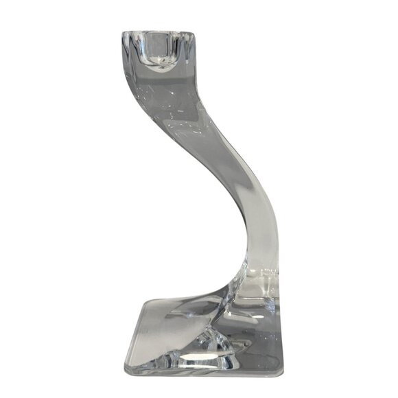 Josef Riedel Vintage Crystal 6" Duetto Candle Holders Set of 2  Austria EUC - Picture 3 of 4